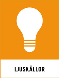 Dekal för ljuskällor